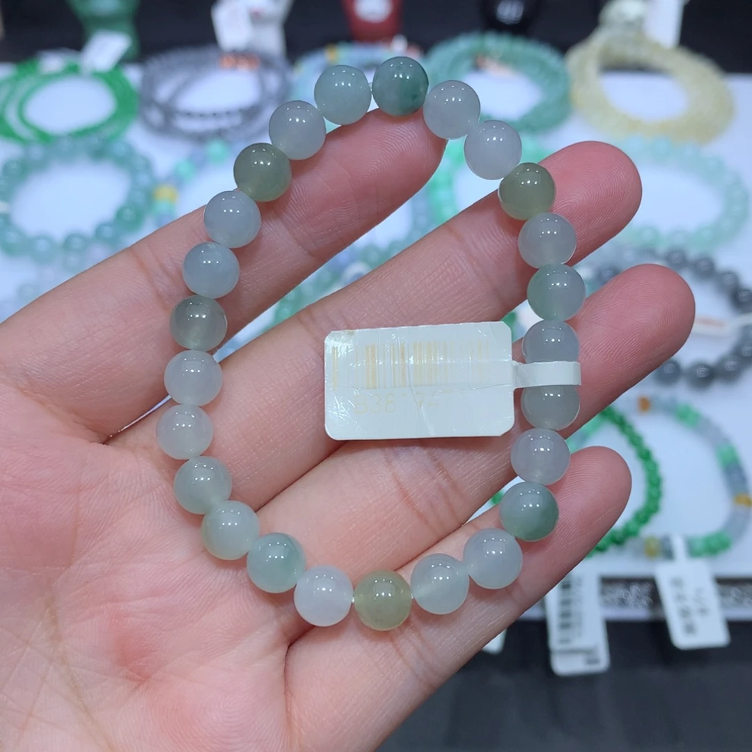 翡翠未镶嵌手串天然