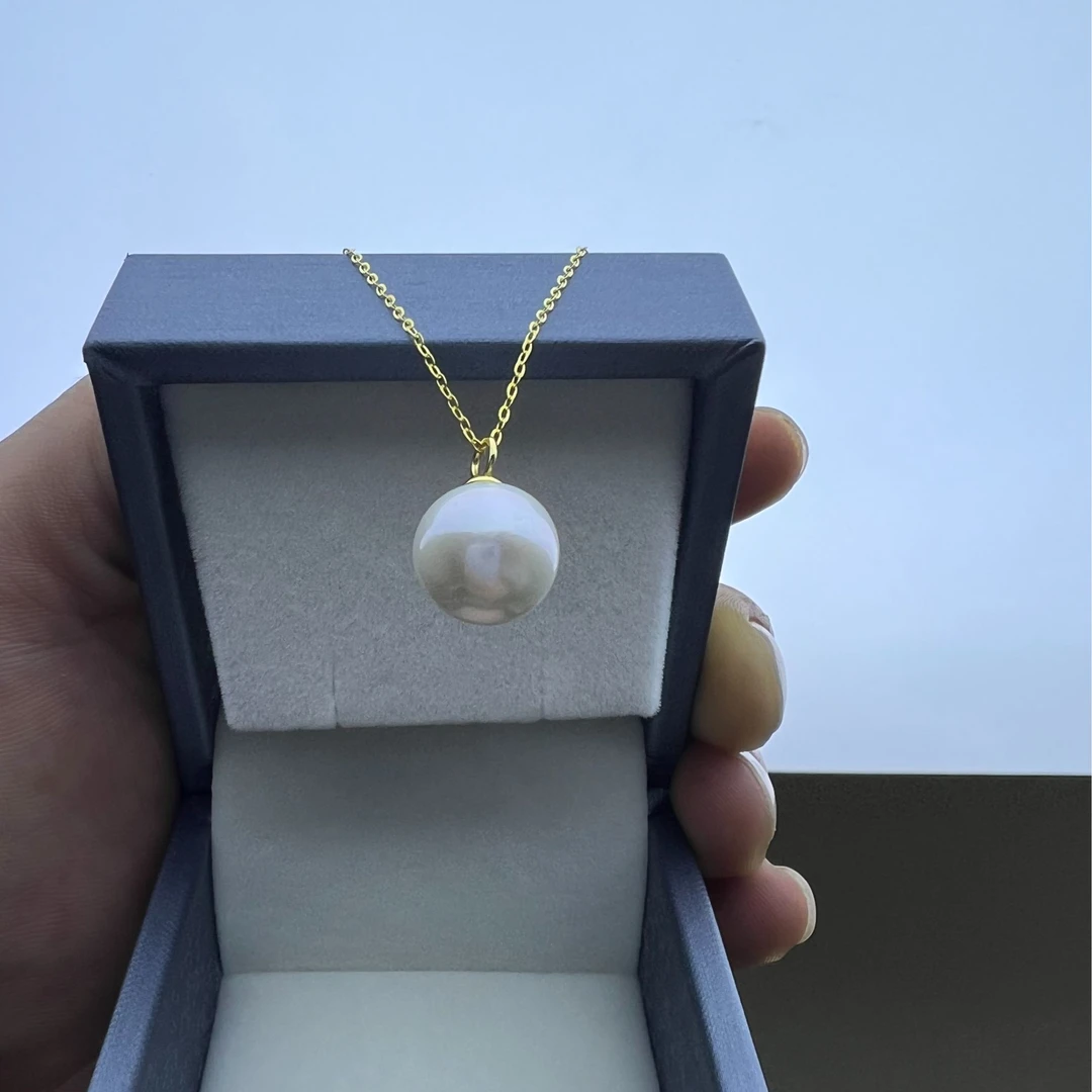 【二弟精选】12mm左右爆大龙珠吊坠 天然淡水珍珠