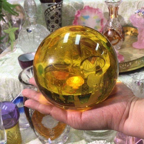 有机玻璃微瑕水晶球