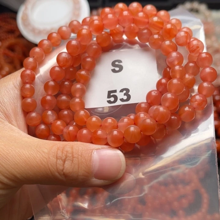 南红玛瑙未镶嵌多样性发货默认微瑕称重7mm