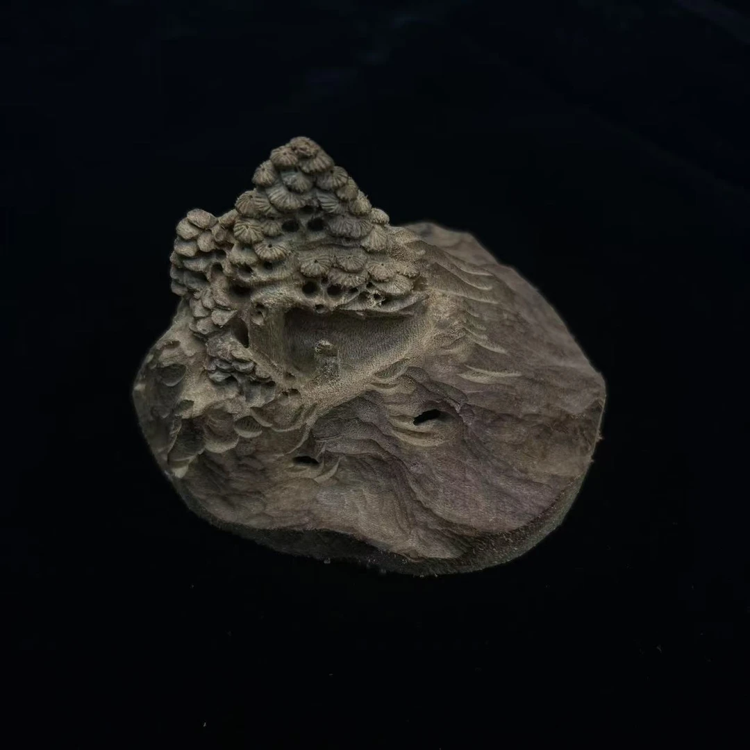A5119加里曼丹沉香高山料香炉摆件12x11x11cm 61.3g