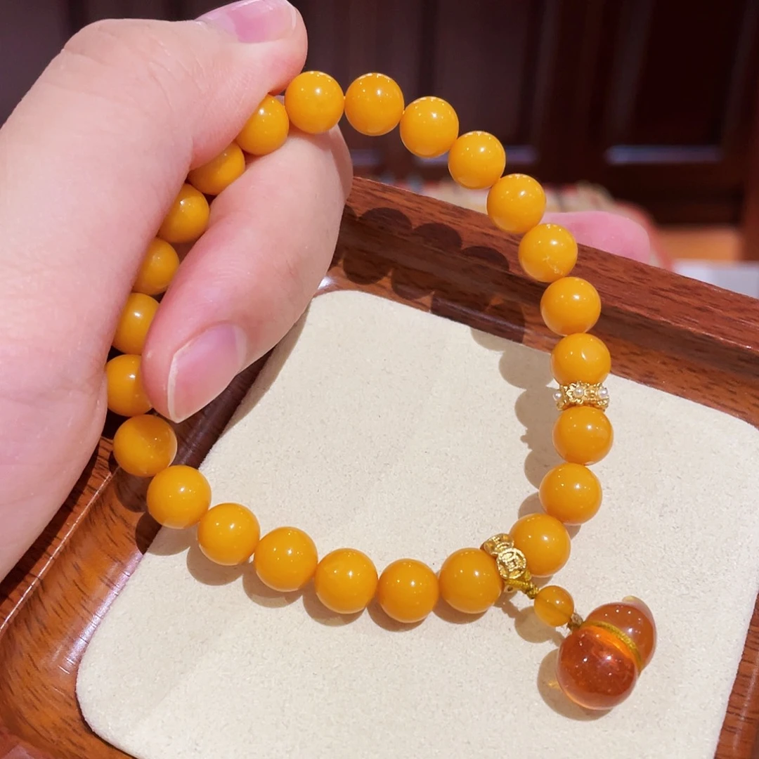 蜜蜡手链未镶嵌手串