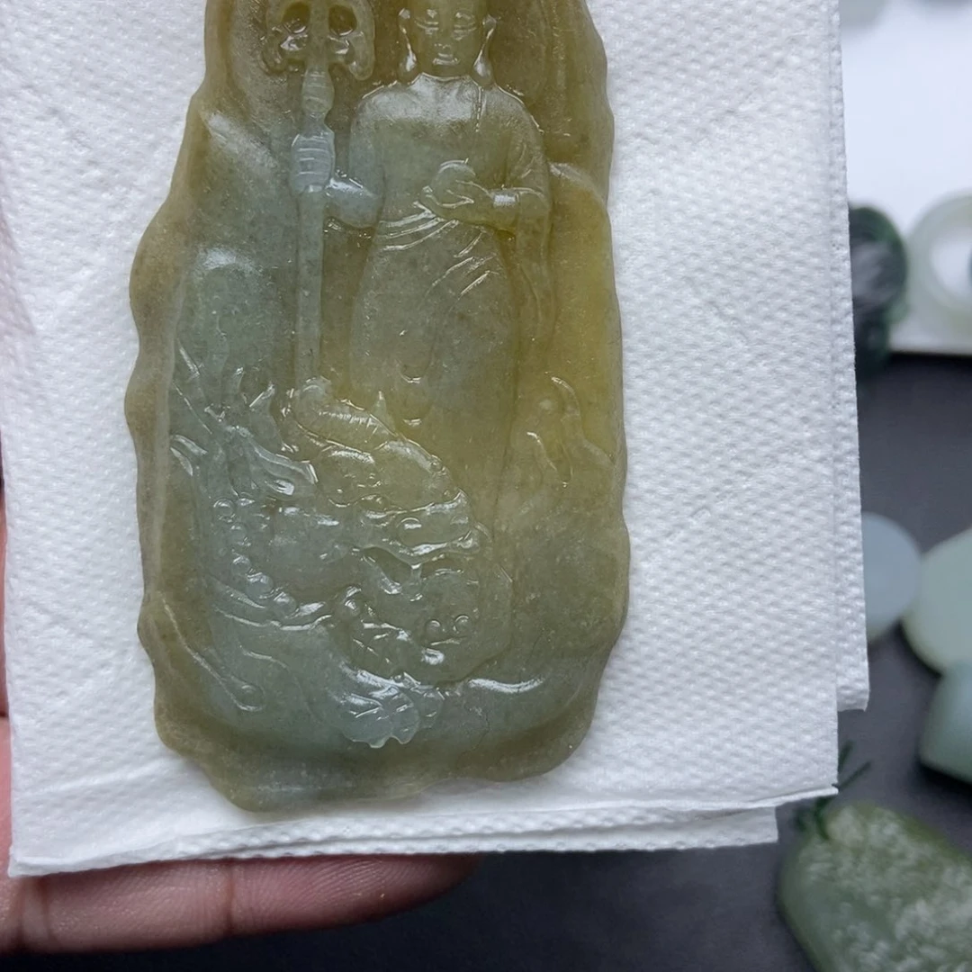 未镶嵌定制翡翠地藏