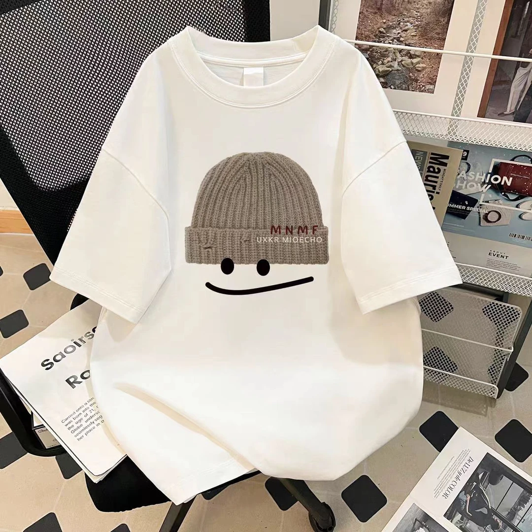 T77男童女童夏季A类棉新款潮童卡通中小大童短袖