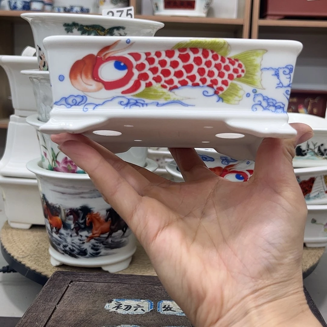 内直径12.2-9.3-3.8一只花盆