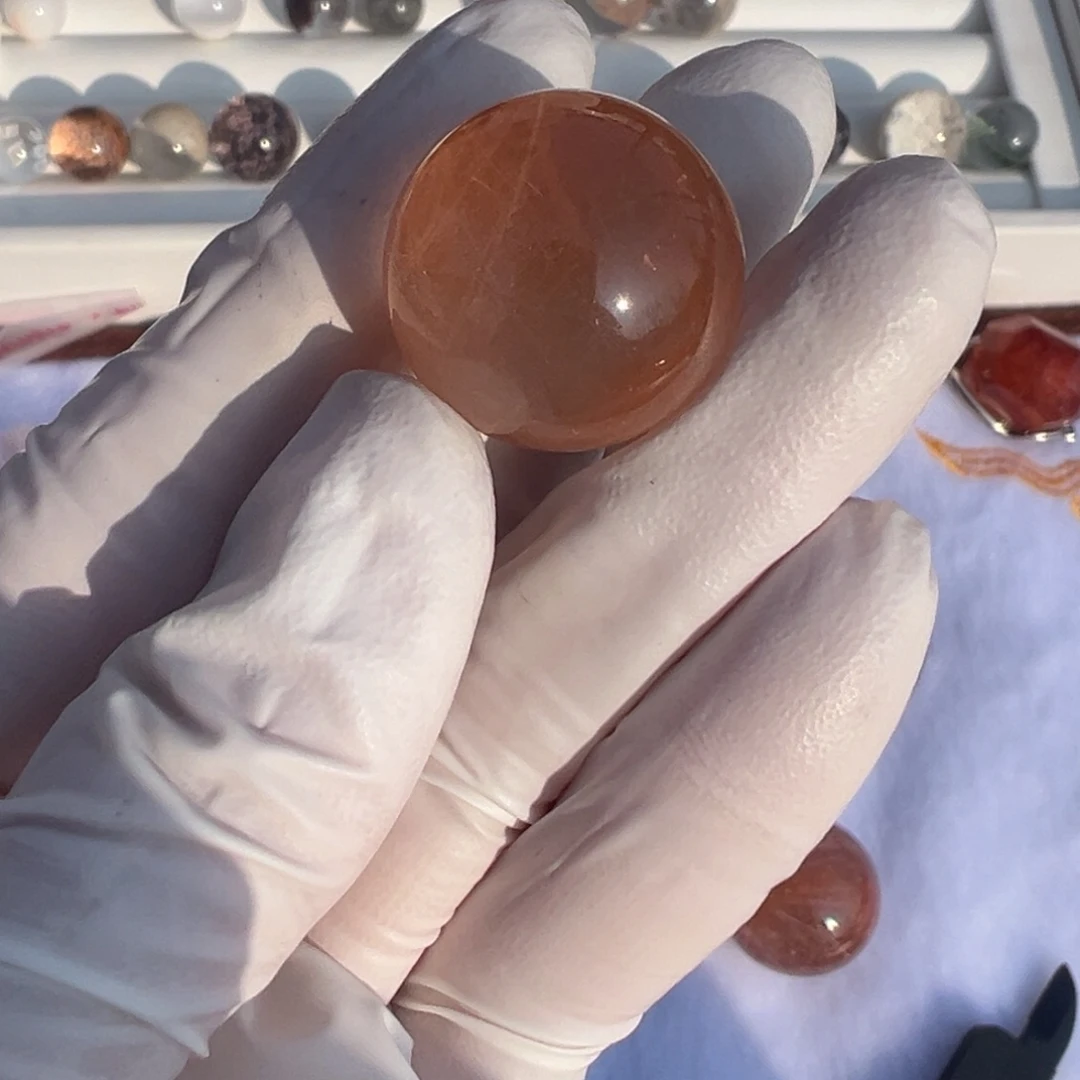 水晶兔毛20.3mm定制不退换未镶嵌n**e