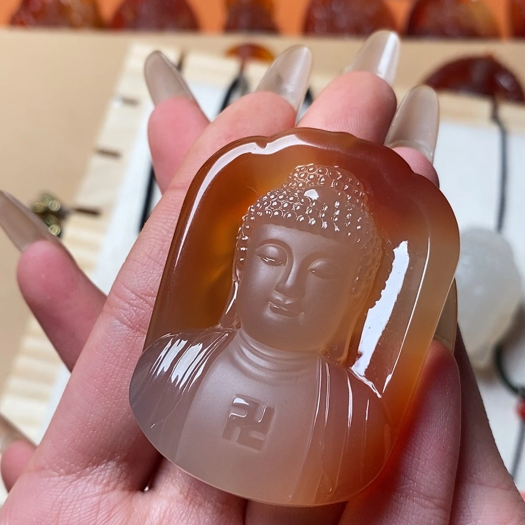 劲***夫玛瑙/玉髓未镶嵌颈饰