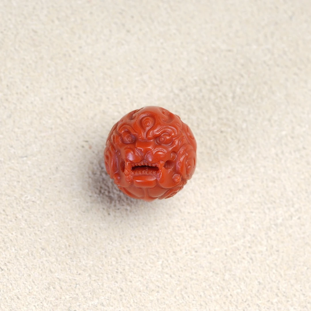 南红玛瑙｜神兽珠 ｜9.5*｜