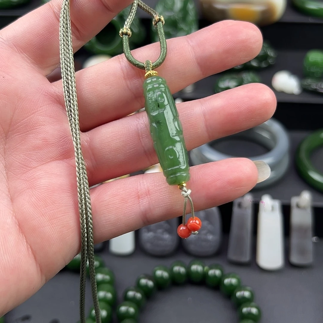 和田玉（碧玉）未镶嵌颈饰