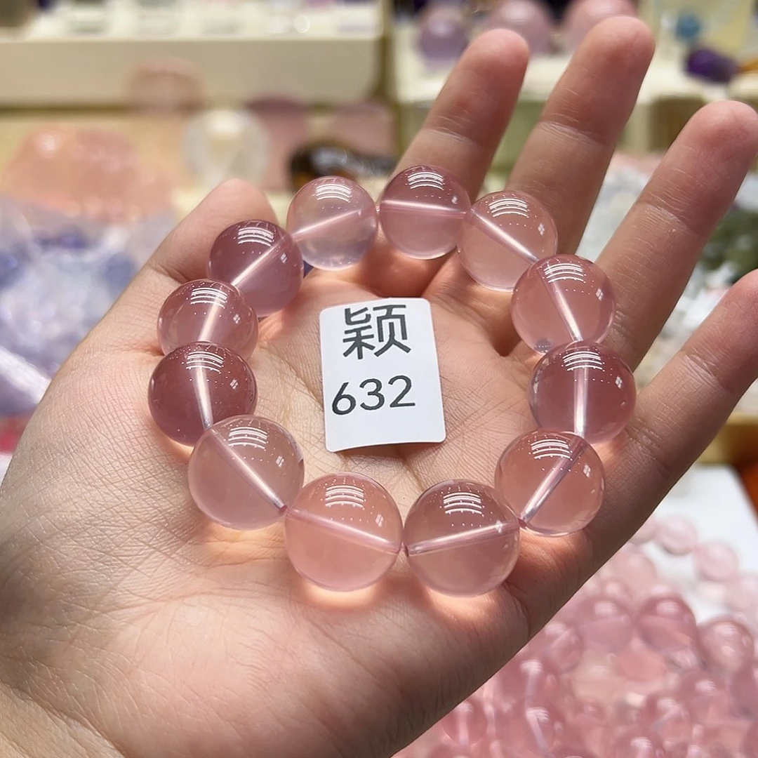 雪***️芙蓉石手链未镶嵌