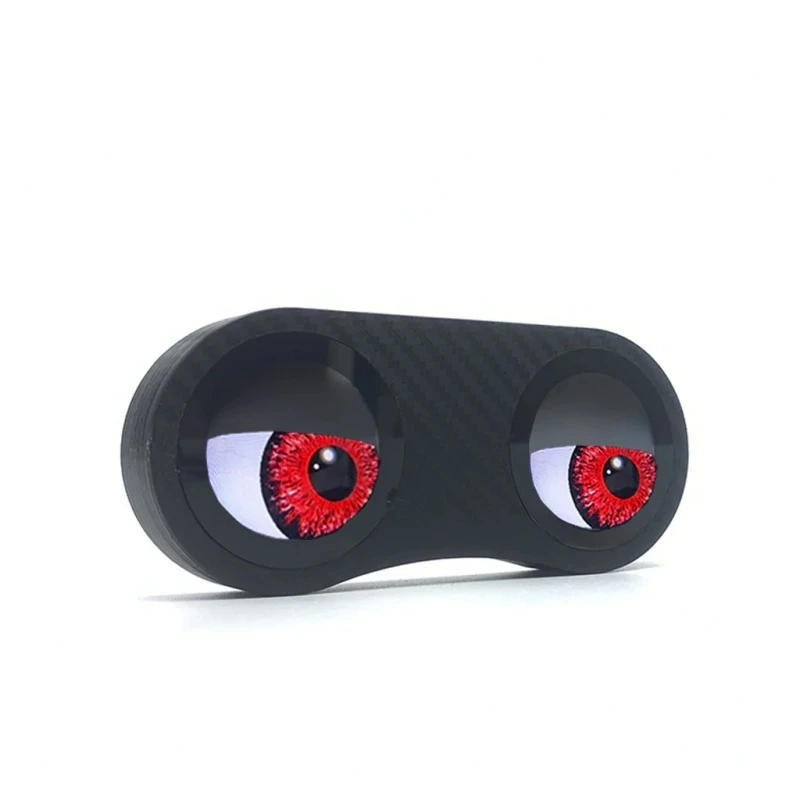 新款恶魔之眼自行车尾灯双眼个性眨眼动态LED灯