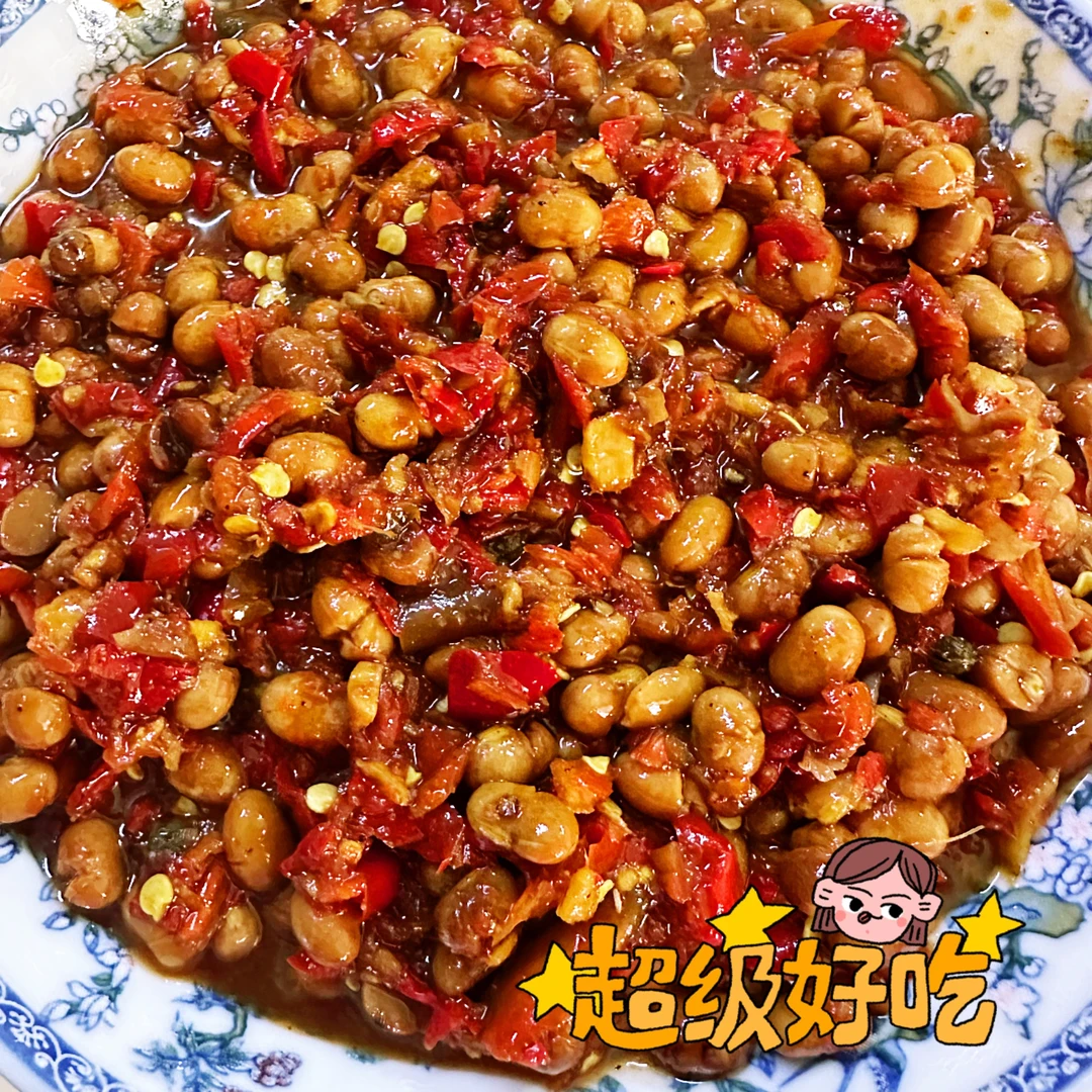 农家自制酱豆  北方馒头搭档