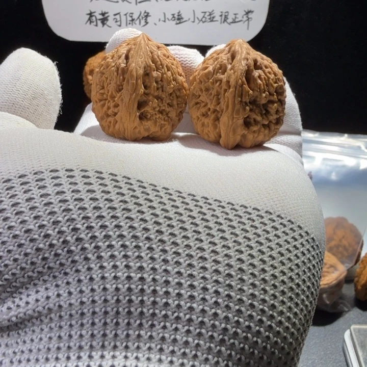 文玩核桃把件发*羊3号，34拉丝高炮
