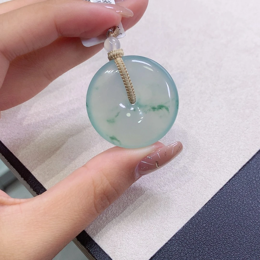 翡翠未镶嵌吊坠(不含链)30.4-6.7