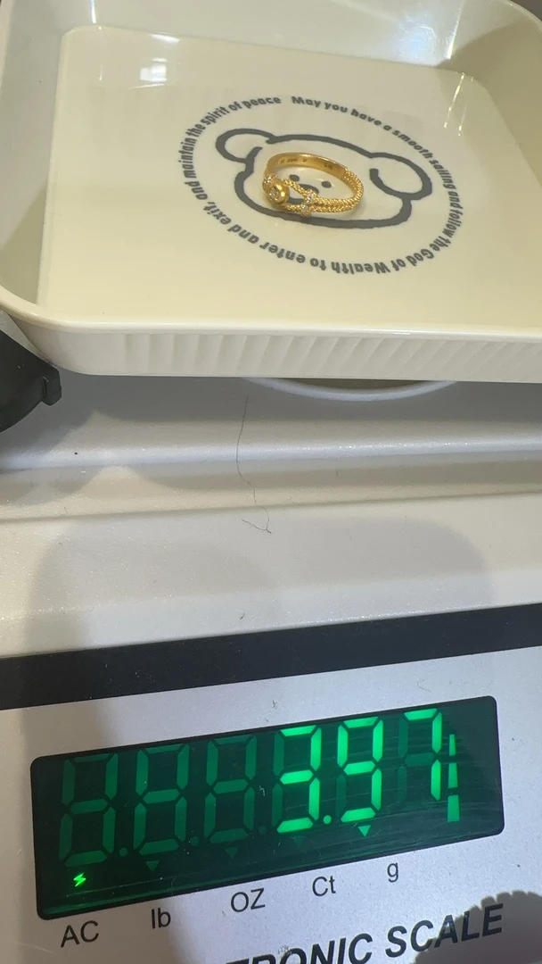 足金精品工艺戒指