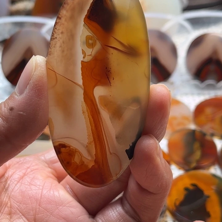 玛瑙/玉髓未镶嵌吊坠(不含链)