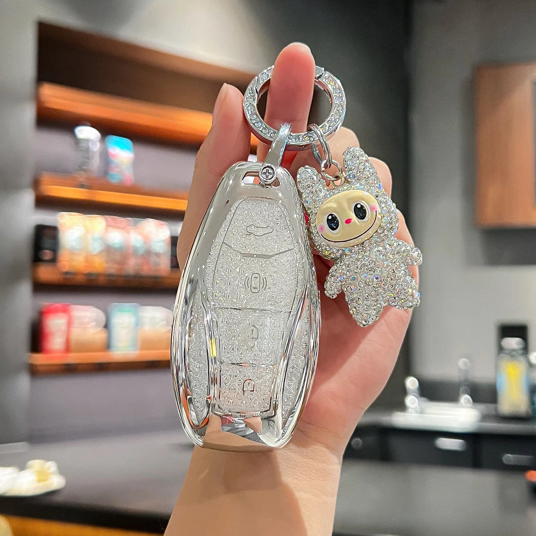 适用于红旗H5钥匙套HS5/HS3轻奢H6女式H9/HS7保护壳HQ9扣天工08