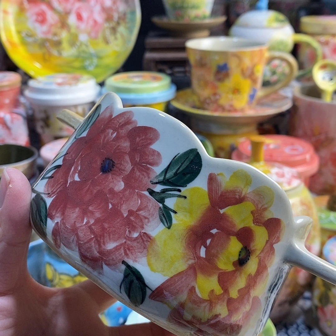 瓷片手绘陶瓷年货节福利