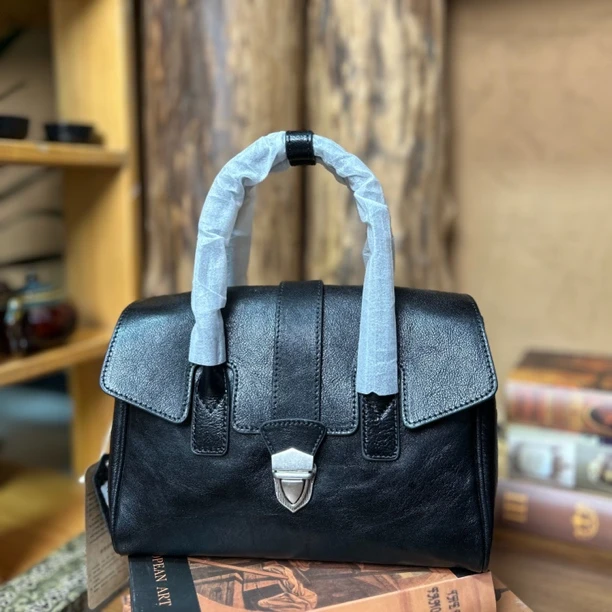 时尚简约女包百搭手提包通勤斜挎单肩包