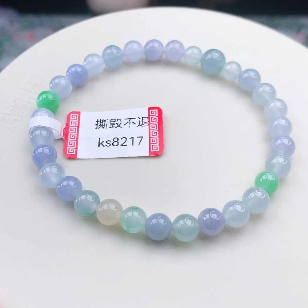 未镶嵌手链翡翠翡翠6mm