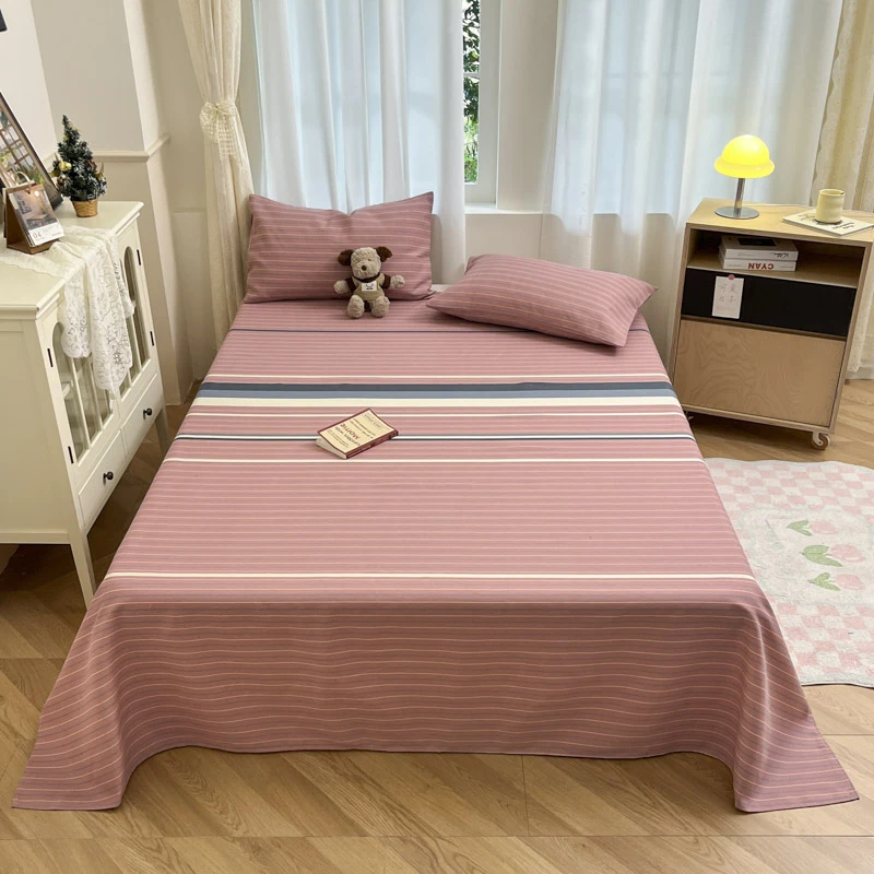 【福利款】老粗布床单三件套1.5/1.8/2米床双人防滑床单炕盖