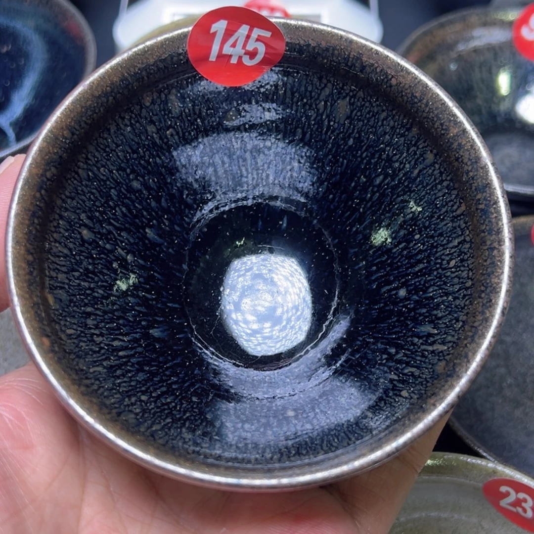 茶盏青御坊龙窑柴烧茶盏