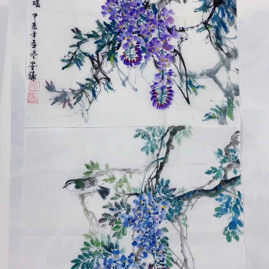 国画绘画张老师 作品50.50