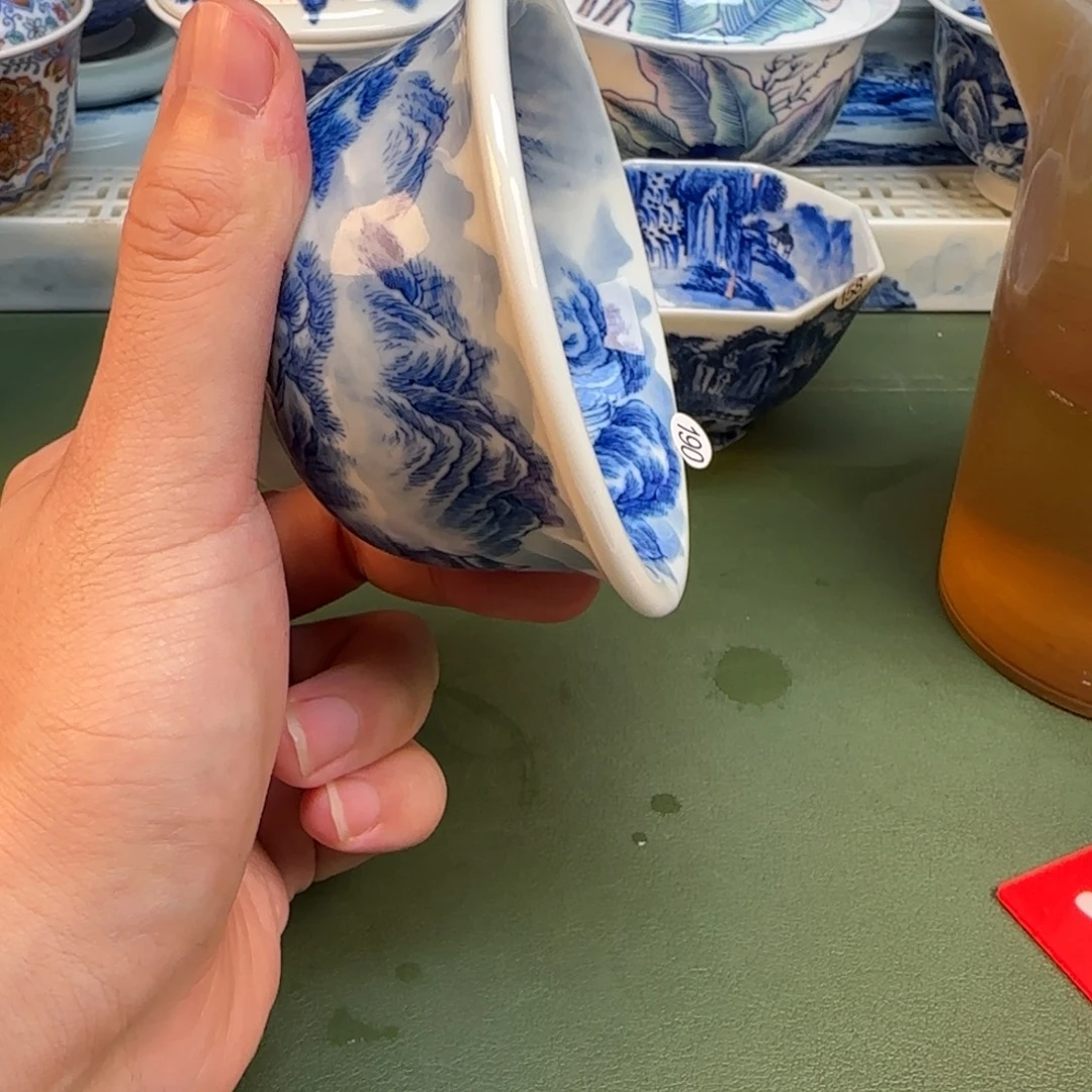 彦祖纯手工手绘茶具190