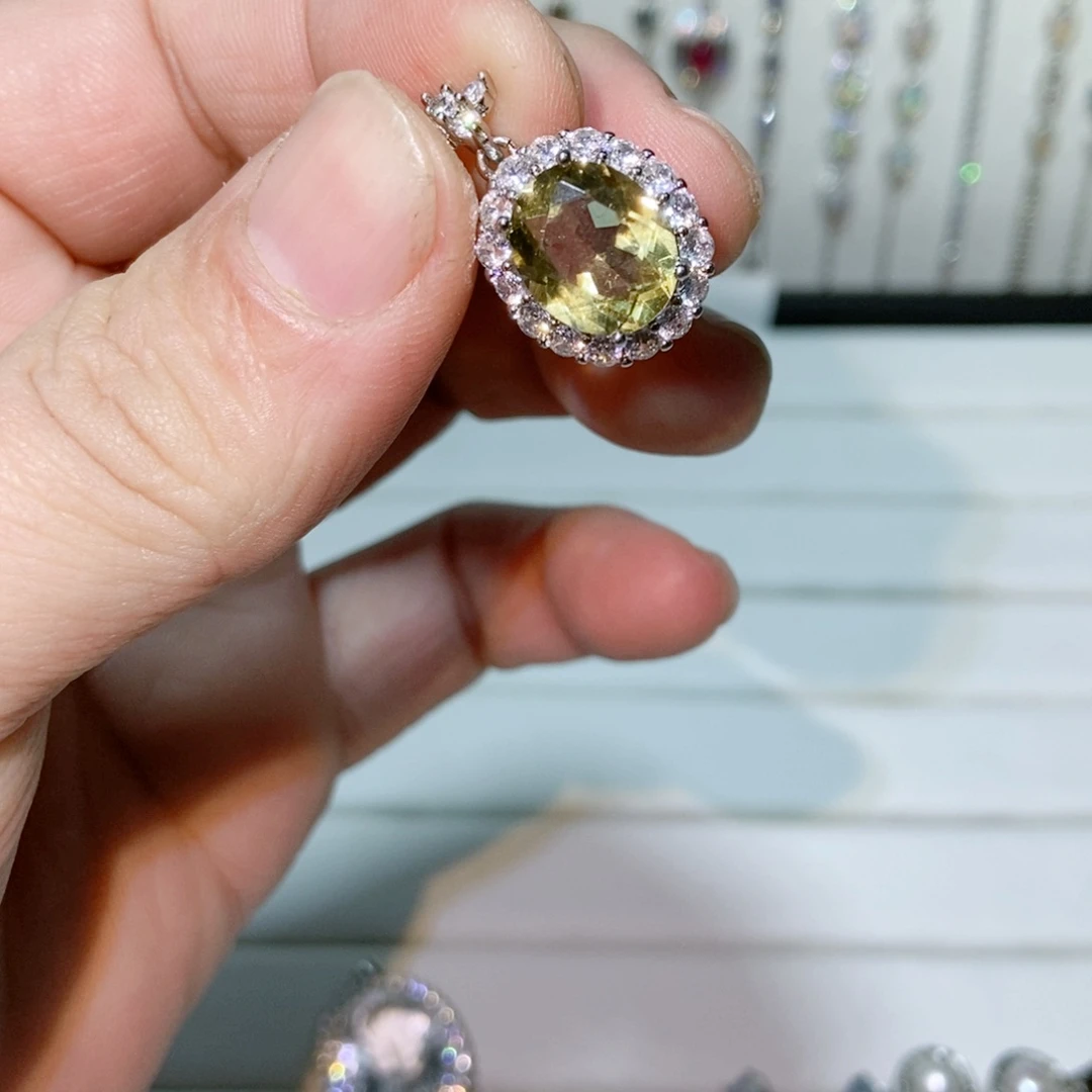 紫晶珠宝半成品银S925镶嵌