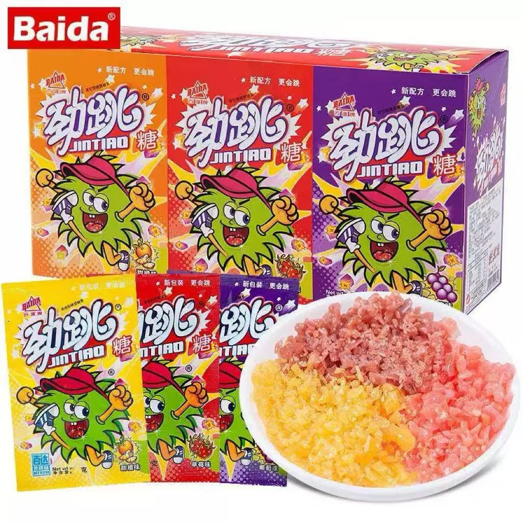 百达跳跳糖8090年代怀旧零食小吃儿童劲跳爆炸糖果网红休闲食品