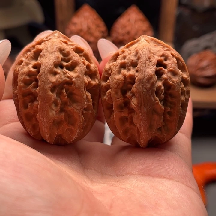 悟***斋把件文玩核桃楸大胖67