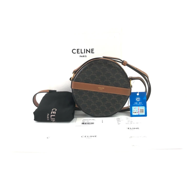 95新 Celine/思琳 安洁利严选 celine瑟琳圆饼单肩包 WHZ412053