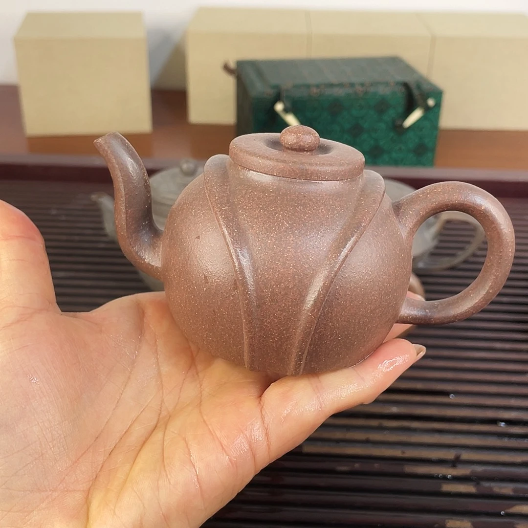 茶壶紫砂六拼半手工制作工艺