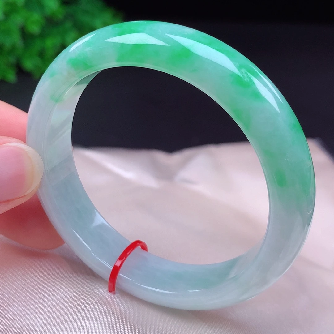 翡翠未镶嵌手镯53圈口431602