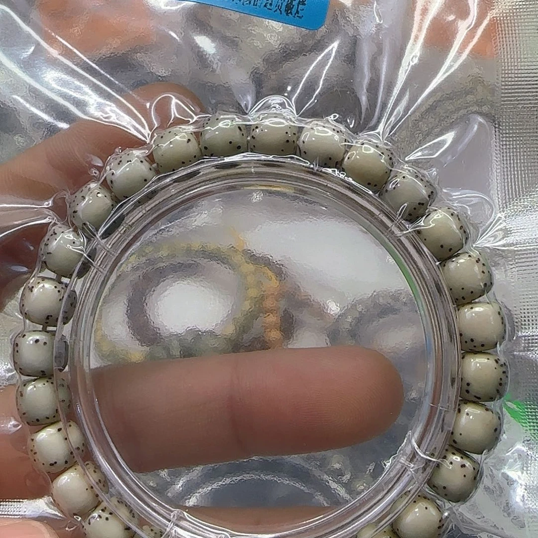 星月菩提手串82尽头半壁留白星月87单圈同直果河豚