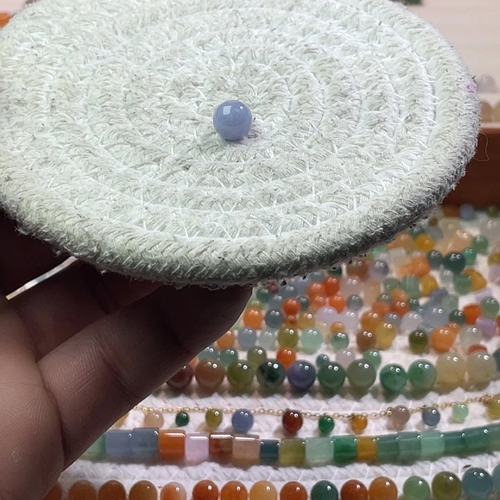 翡翠散珠未镶嵌定制翡翠卡8.4