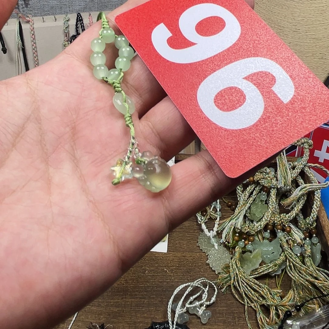 蛇纹石玉合金颈饰