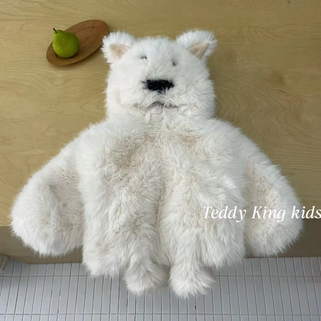 25新款毛毛外套 TXB25841中小童 韩版 西高地毛毛衣