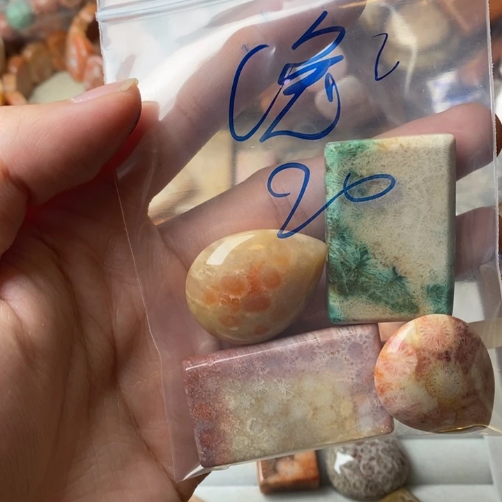 c***兔未镶嵌珊瑚玉硅化玉
