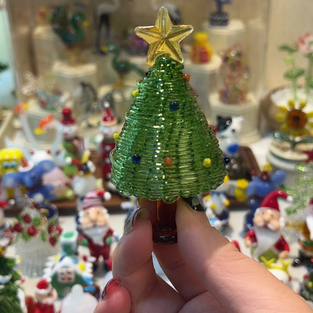 手工艺品琉璃圣诞树