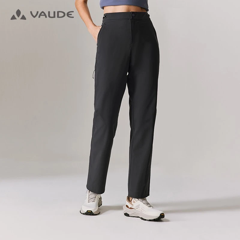 VAUDE巍德户外运动速干裤轻薄排汗透气徒步骑行女士快干直筒裤