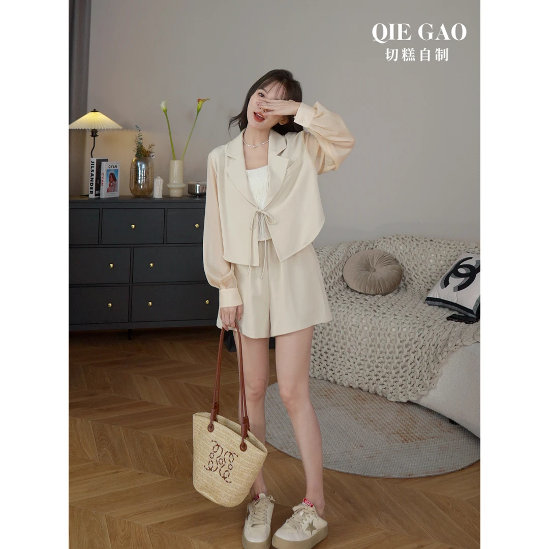 【福利清仓】时尚上衣和短裤两件套装