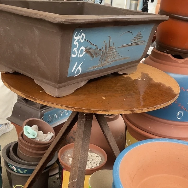 40蓝马槽花盆紫砂花盆紫砂