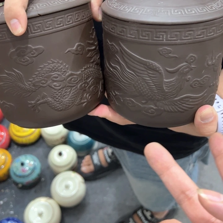瑕疵福利品陶瓷茶叶罐