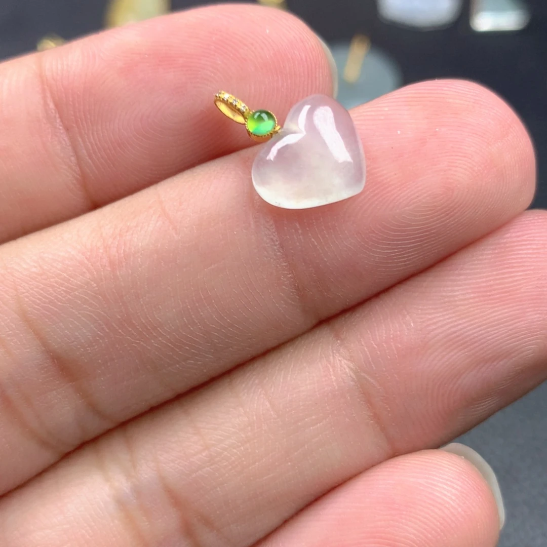 【闪购商品】颈饰18K金镶嵌翡翠翡翠