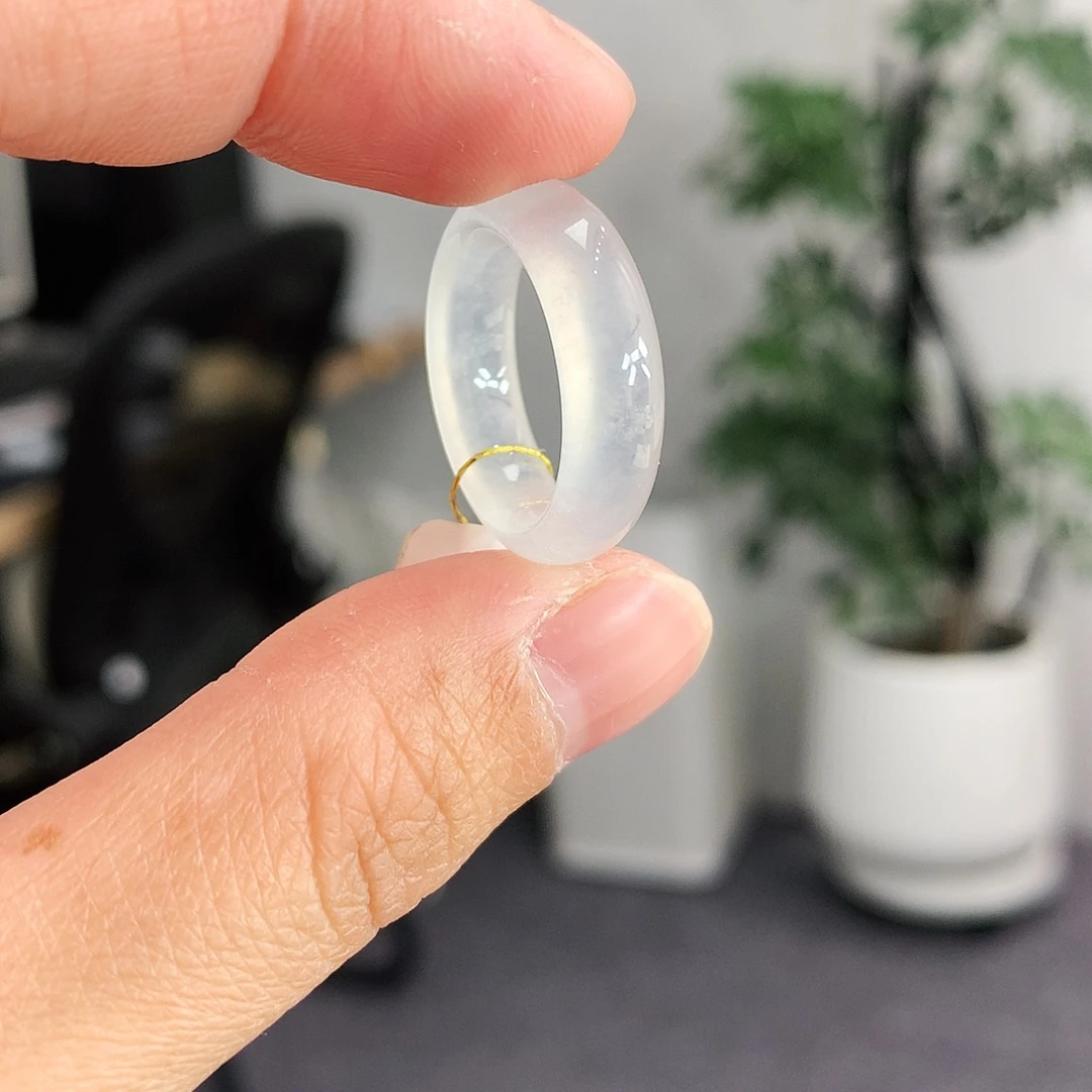 翡翠未镶嵌戒指9-10号