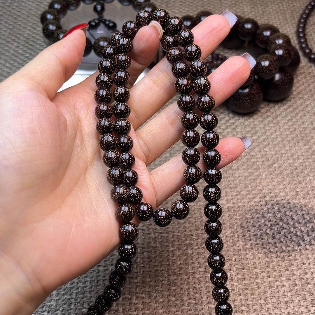 板***总檀香紫檀（小叶紫檀）0.8双圈爆星