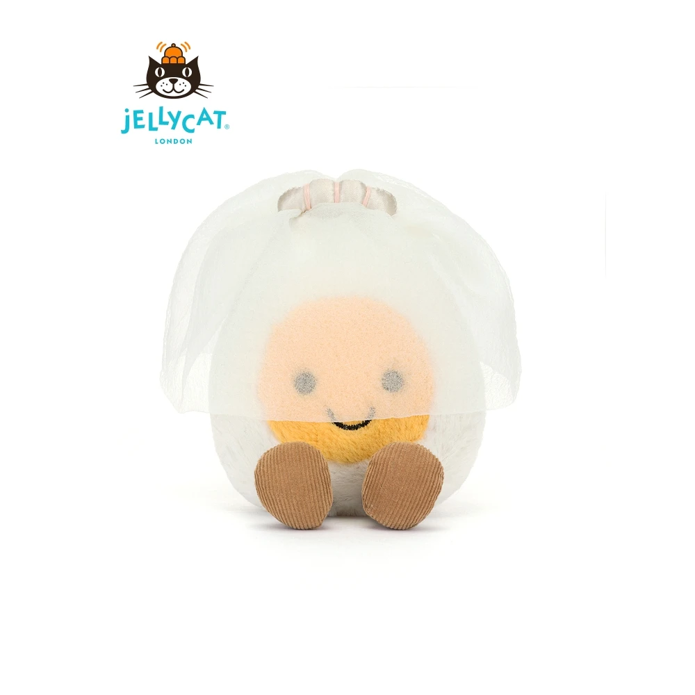 英国Jellycat趣味新娘水煮蛋陪伴玩偶可爱毛绒玩具娃娃礼物公仔