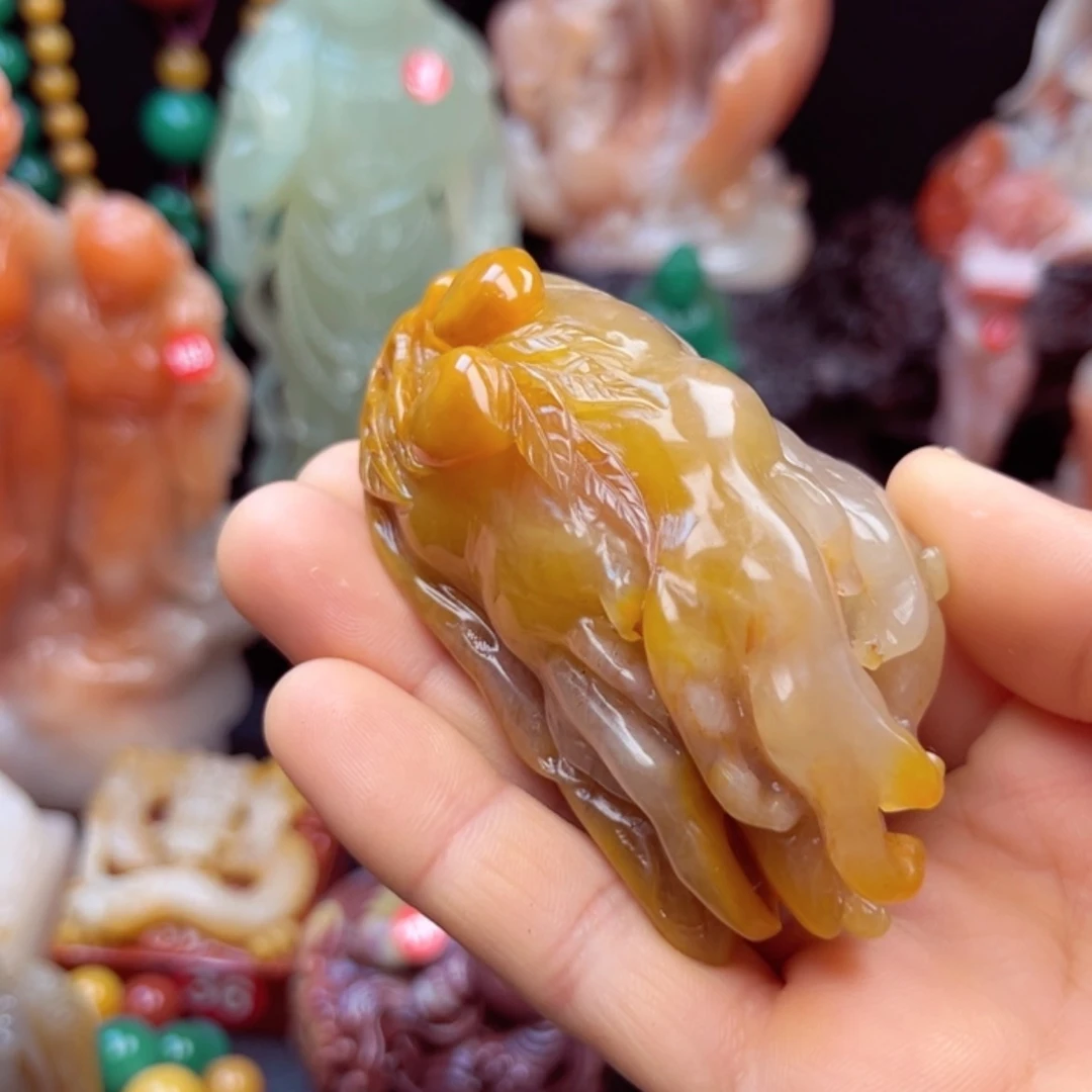 【闪购商品】寿山石佛手手把件