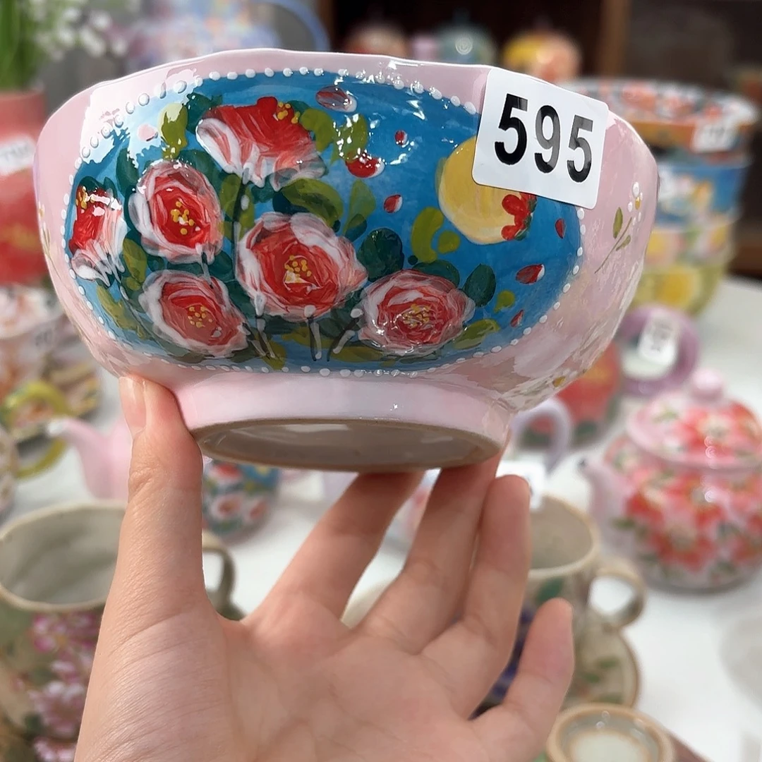 景德镇手绘高温釉下彩陶瓷茶具
